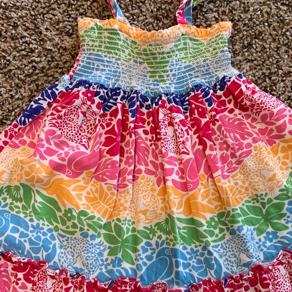 Vince Camuto Colorful Rainbow Kids Dress T4 - Picture 5 of 8